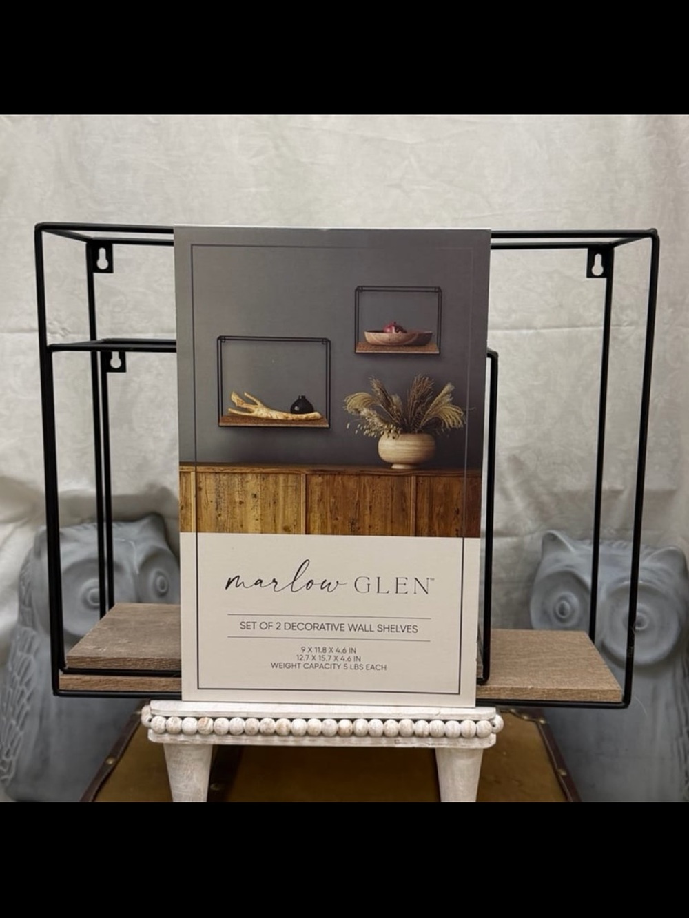 ⚡️⭐️Marlow Glen Set of 2 Decorative Wall Shelves